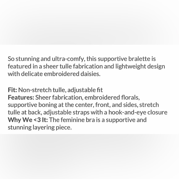 FP Lumi Embroidered Bralette - Picture 4 of 5